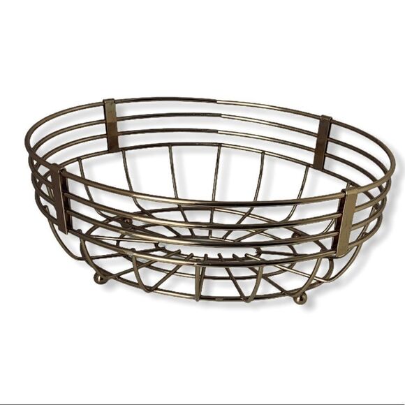 𝅺GOLD Wire Basket - Picture 2 of 7
